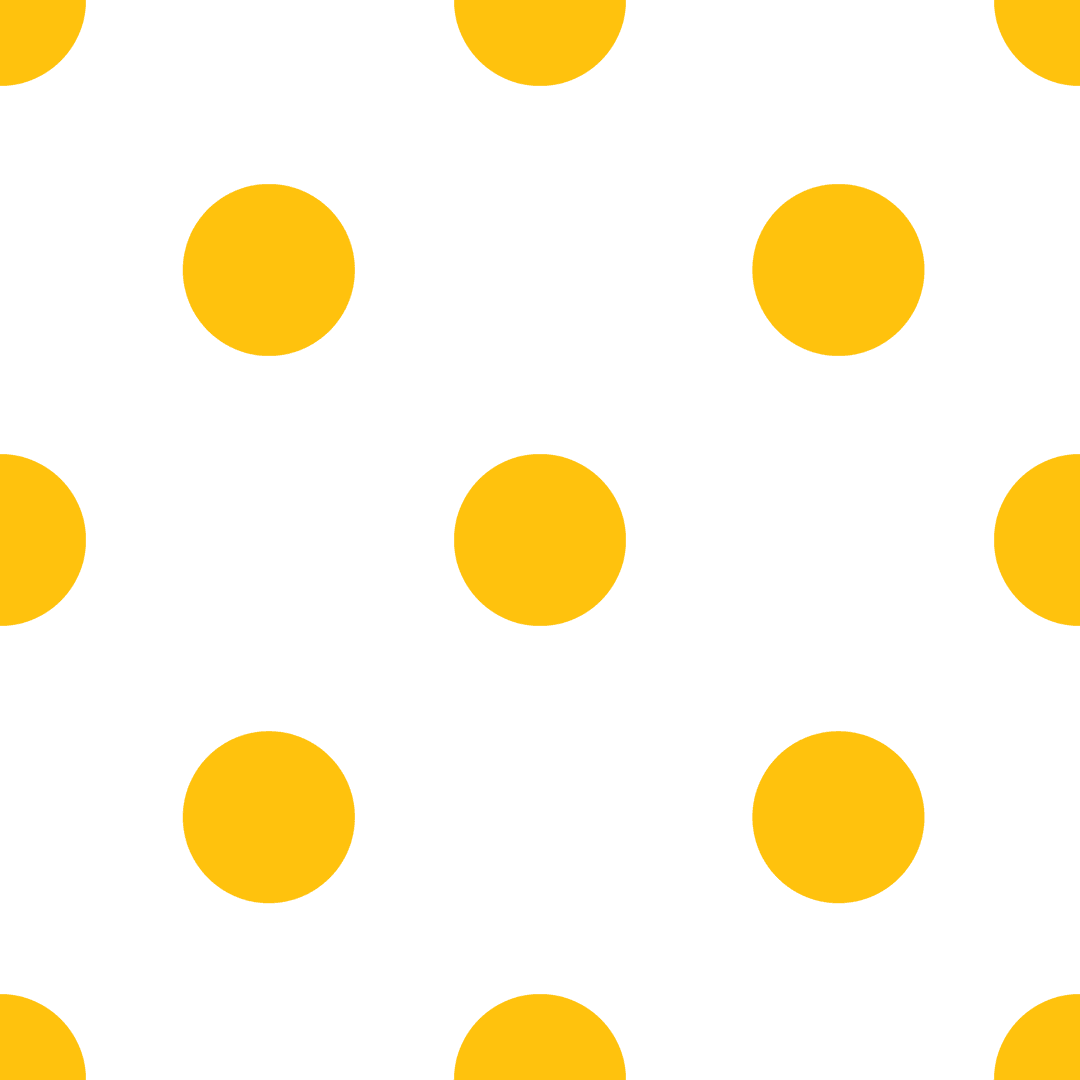 Vibrant Yellow Dots on Transparent Background for Abstract Designs