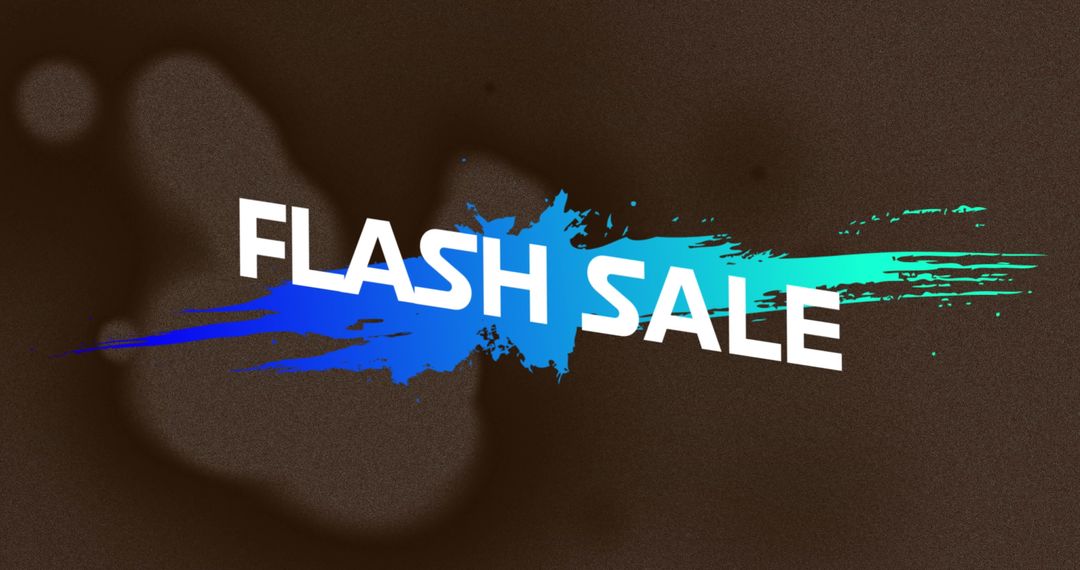 Dynamic Flash Sale Concept with Colorful Paint Splash