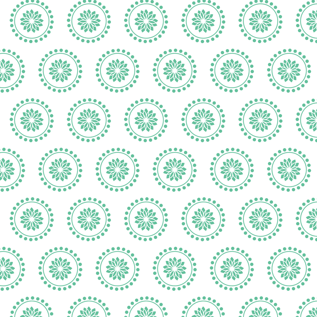 Flower Spot Pattern with Transparent Background