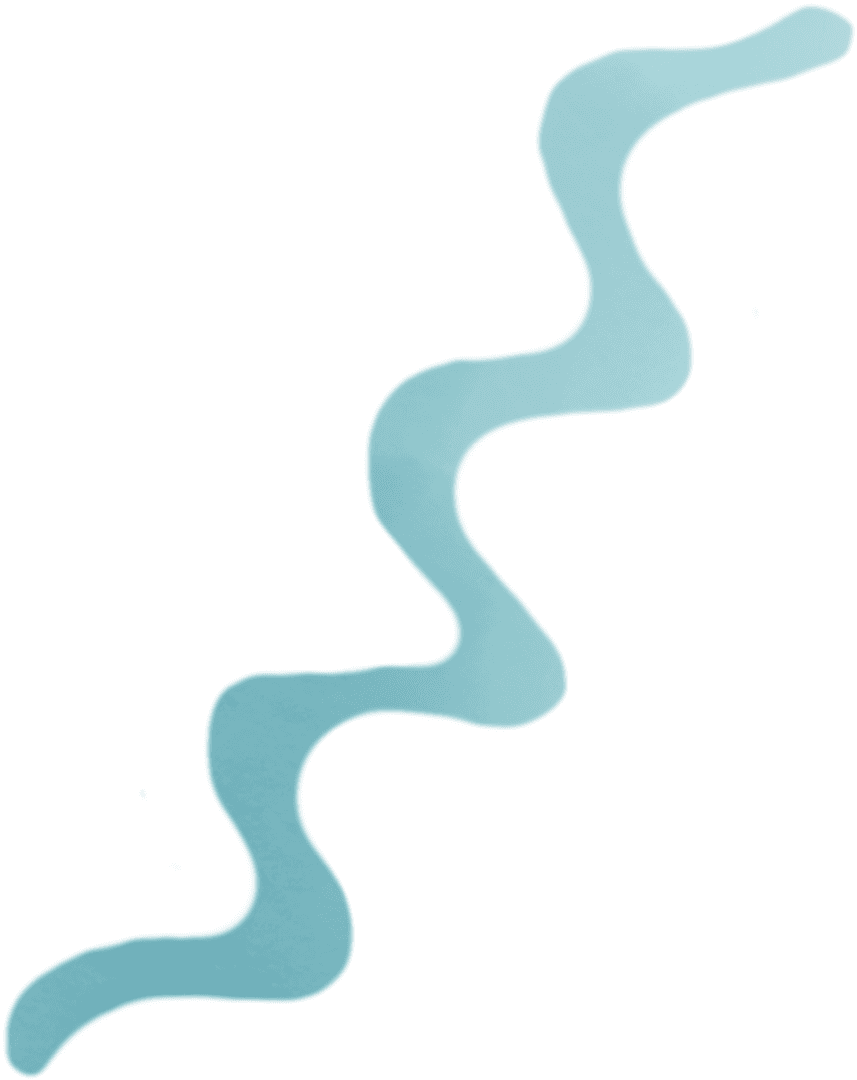 Abstract Blue Spiral Transparent Design Close-Up Illustration