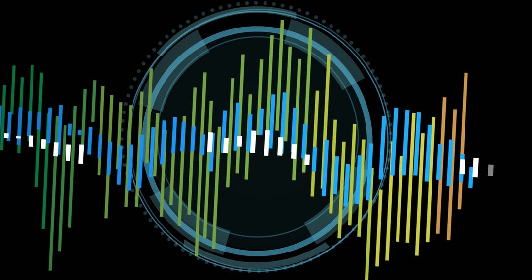 Abstract Cyber Security Data Processing Visualization