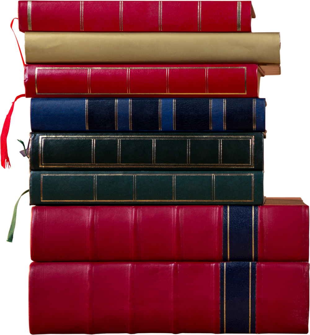 Transparent Close-Up of Multi Colored Book Stack in Vertical Layout - Download Free Stock Images Pikwizard.com