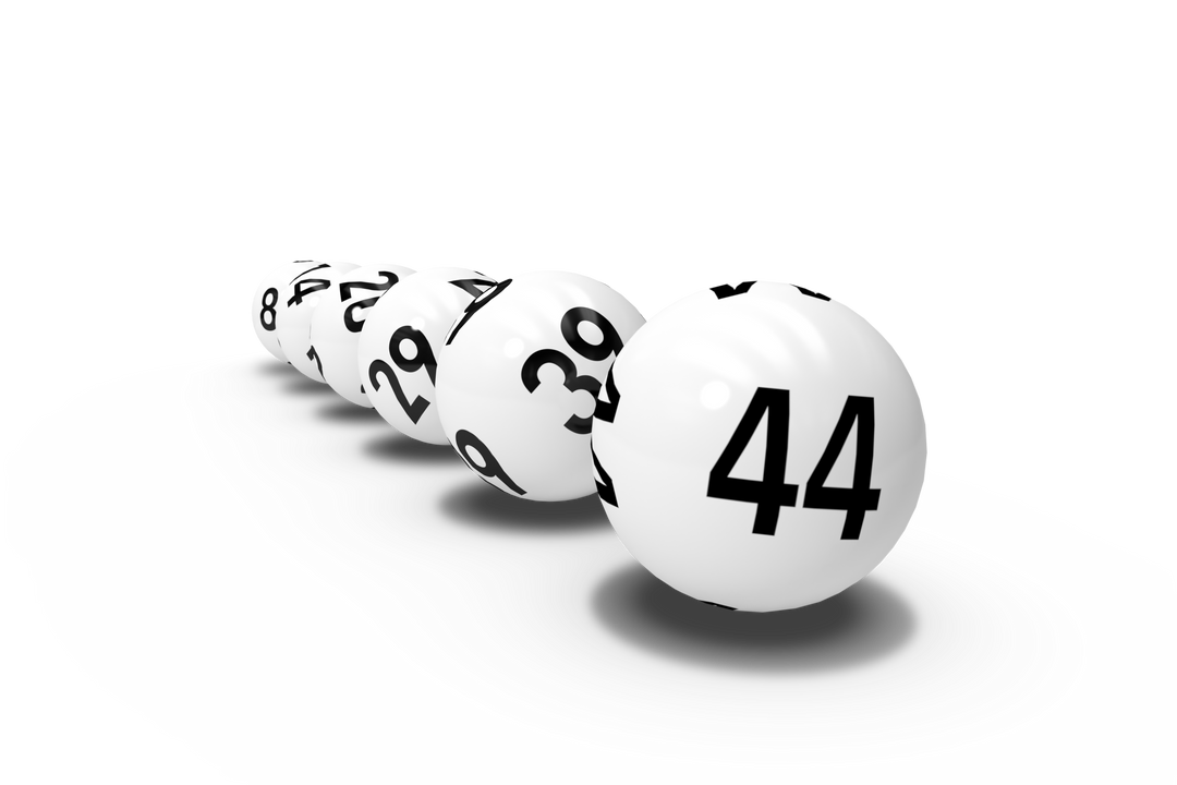 Transparent Row of Numbered White Lottery Balls on Clear Background - Download Free Stock Images Pikwizard.com