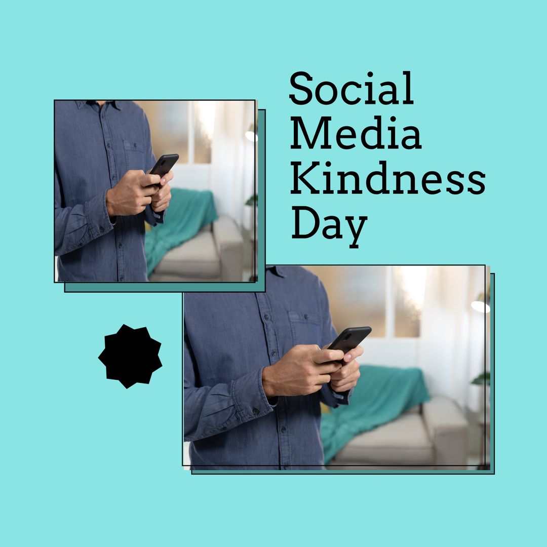 Raising Awareness with Social Media Kindness Day Concept