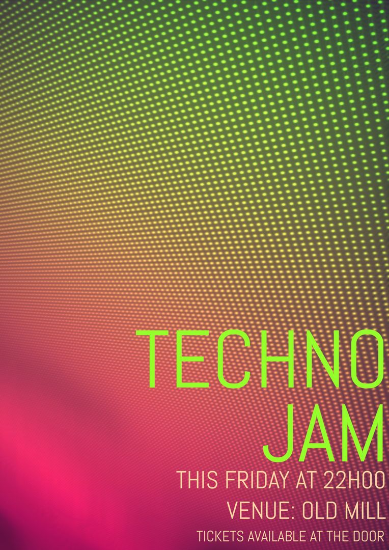 Vibrant Abstract Music Festival Poster Design