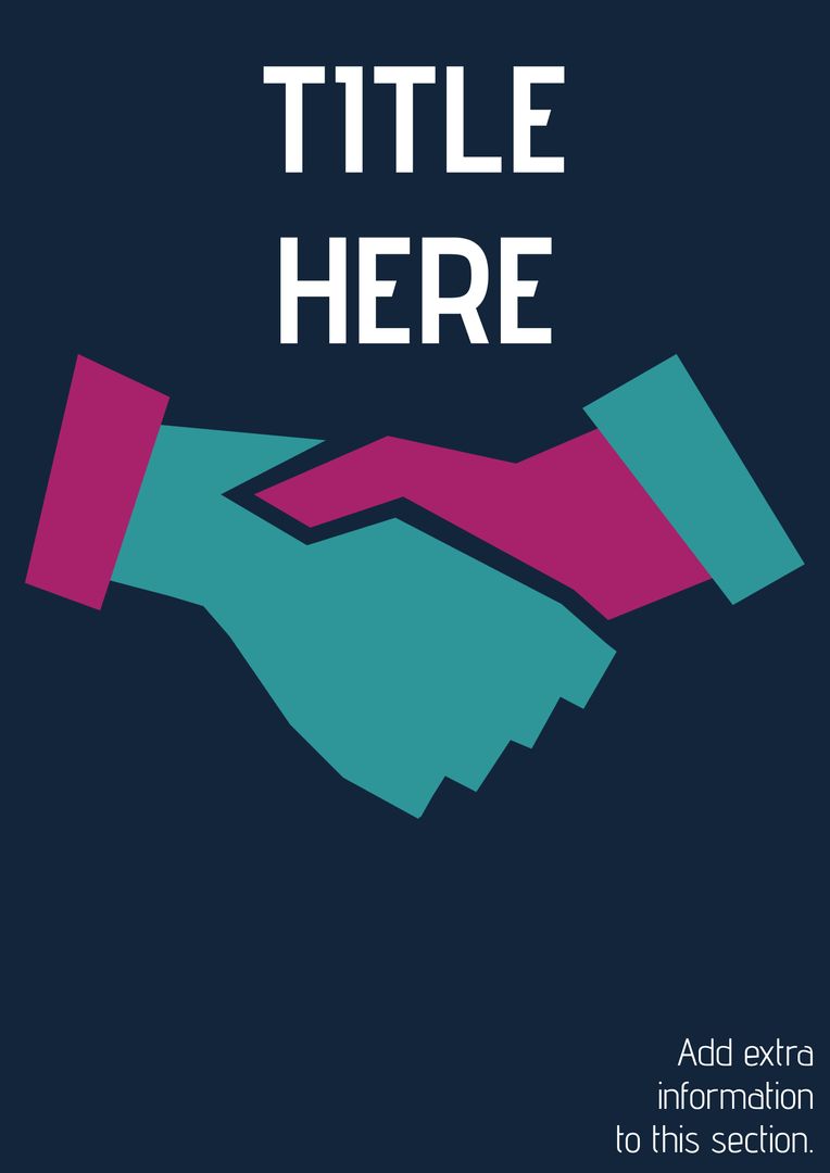 Symbolic Handshake Illustrating Partnership and Cooperation