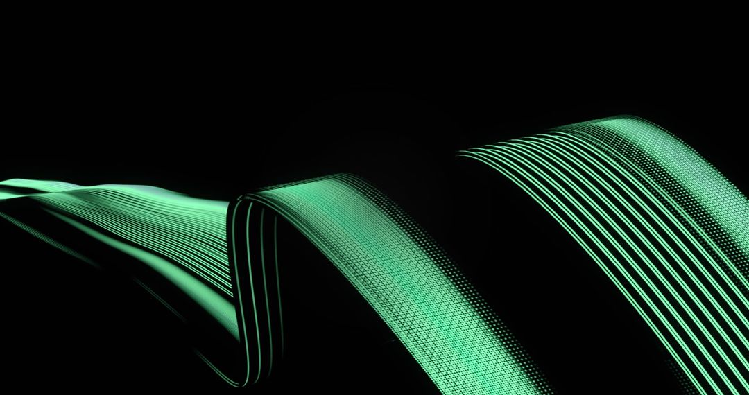 Glowing Binary Stream on Black Background Visualizing Digital Data - Free Images, Stock Photos and Pictures on Pikwizard.com