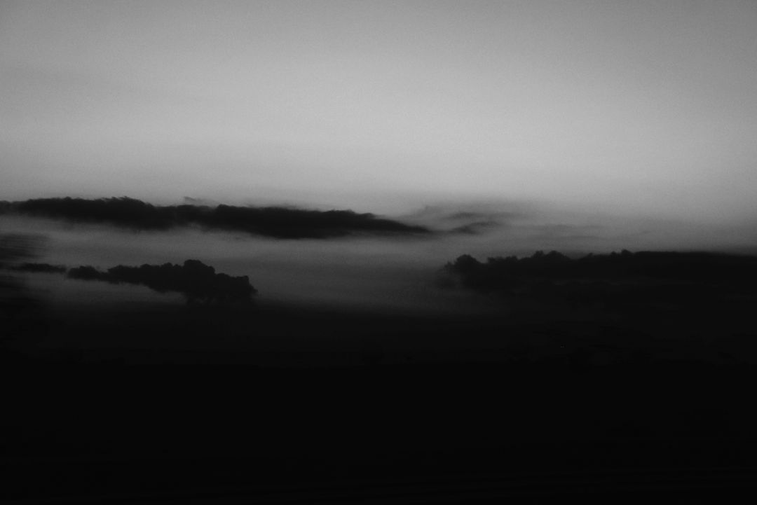 Mysterious Black and White Cloudy Sky at Twilight - Free Images, Stock Photos and Pictures on Pikwizard.com