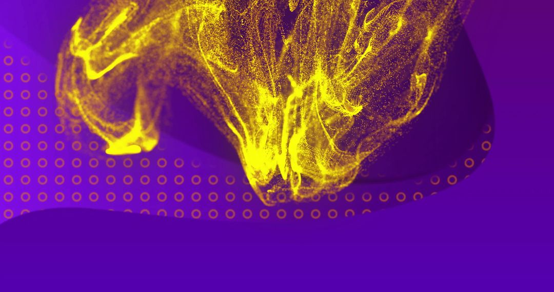 Dynamic Glowing Mesh and Vibrant Pattern Abstract Background