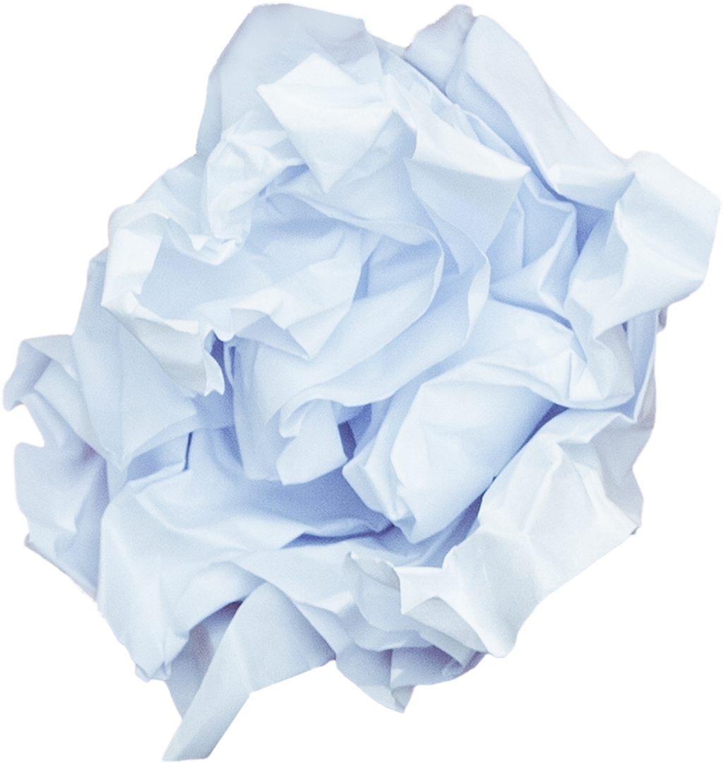 Crumpled White Tissue on Transparent Background Isolated - Download Free Stock Images Pikwizard.com