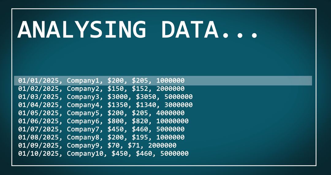 Analyzing Financial Data on Blue Digital Screen