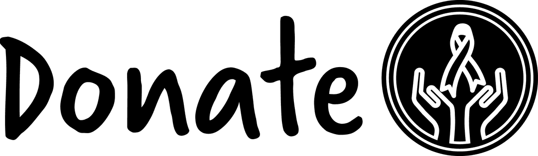 Transparent Breast Cancer Awareness Donate Ribbon Text Design