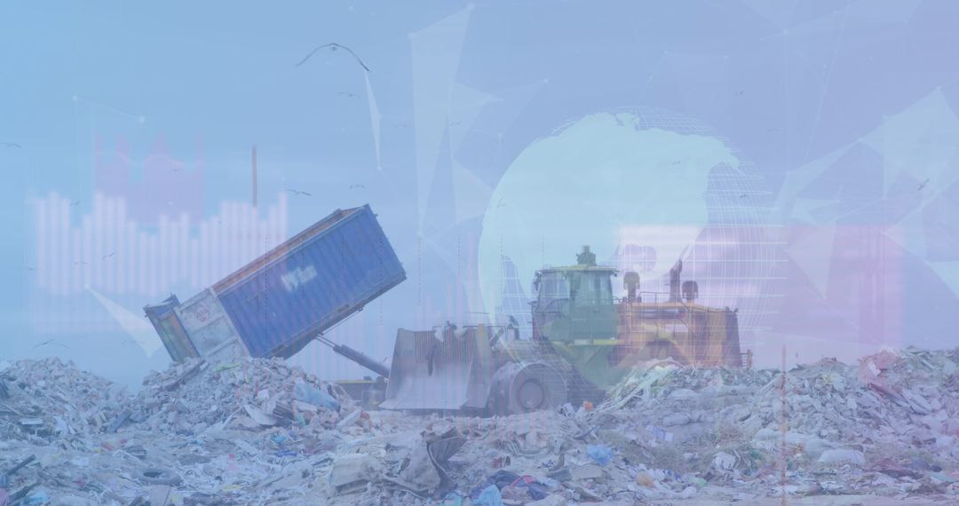 Efficient Waste Management with Digital Data Analytics Interface - Free Images, Stock Photos and Pictures on Pikwizard.com