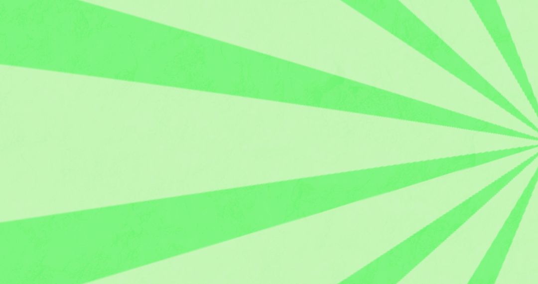 Dynamic Rotating White Stripes on Vivid Green Background