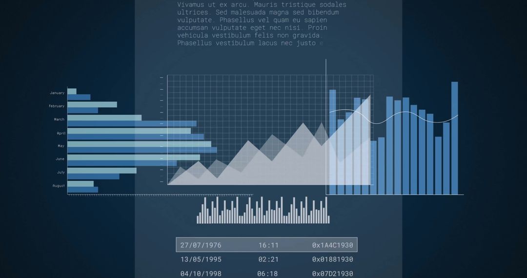 digital data processing and analysis visualizations - Free Images, Stock Photos and Pictures on Pikwizard.com