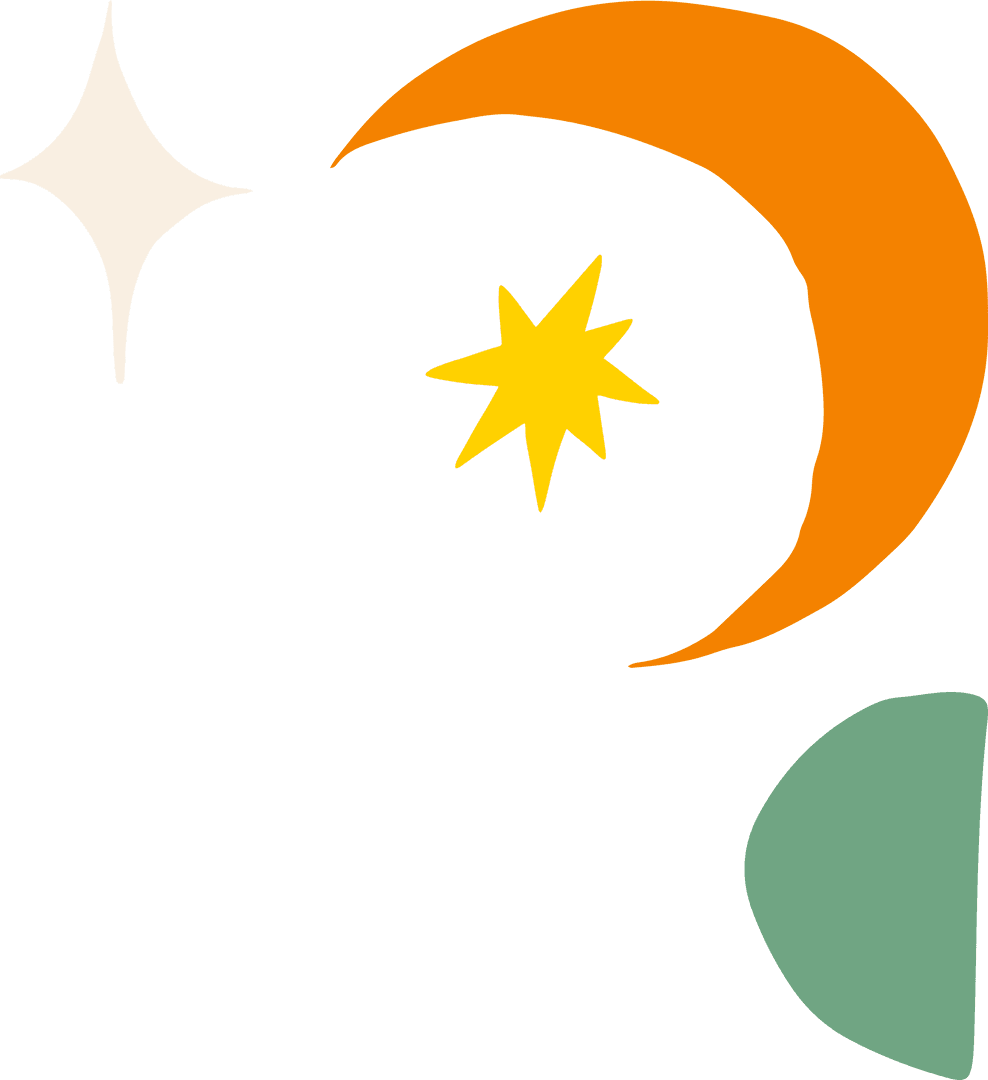 Colorful Transparent Abstract Shapes Minimalist Design