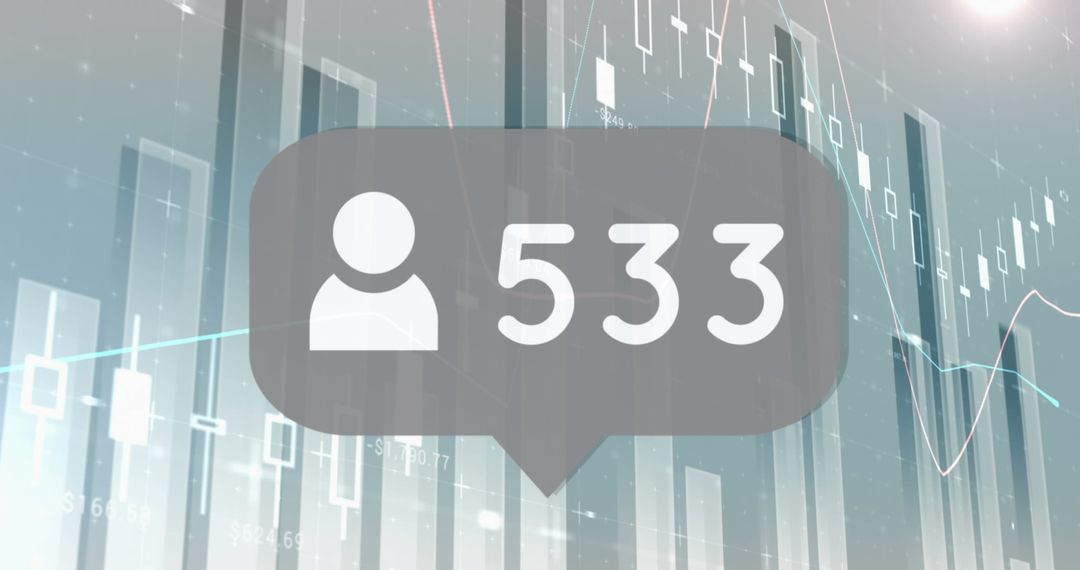 Digital Ethereal Interface Over Browsing Data Insights Connecting