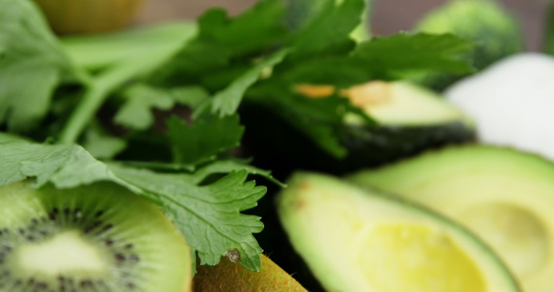 Fresh Kiwi, Celery, and Avocado Mix for Healthy Eating - Free Images, Stock Photos and Pictures on Pikwizard.com