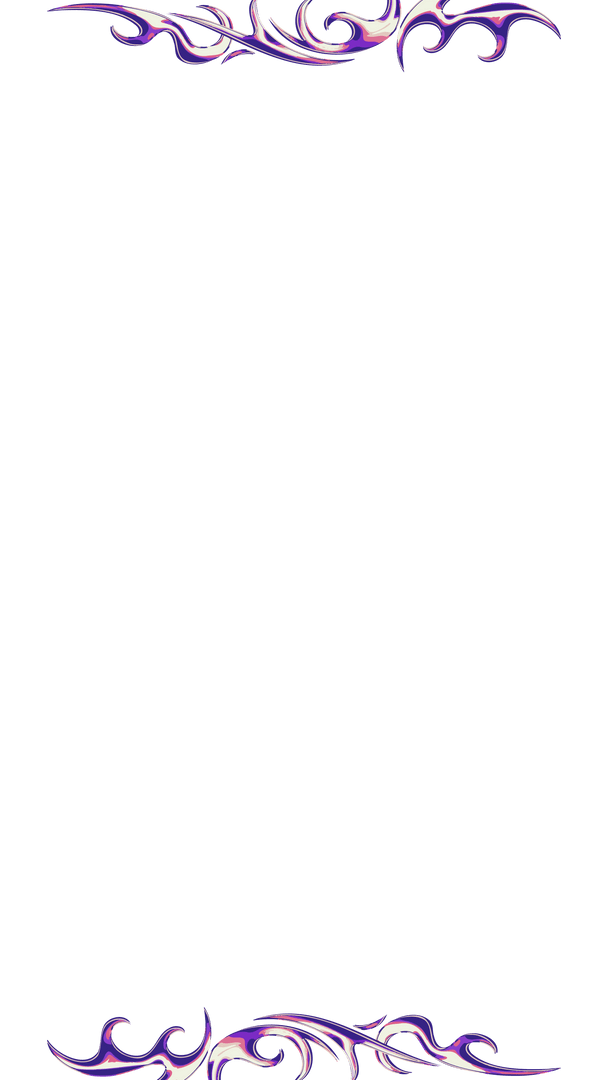 Elegant Purple Wine Scrolls Border Transparent Background