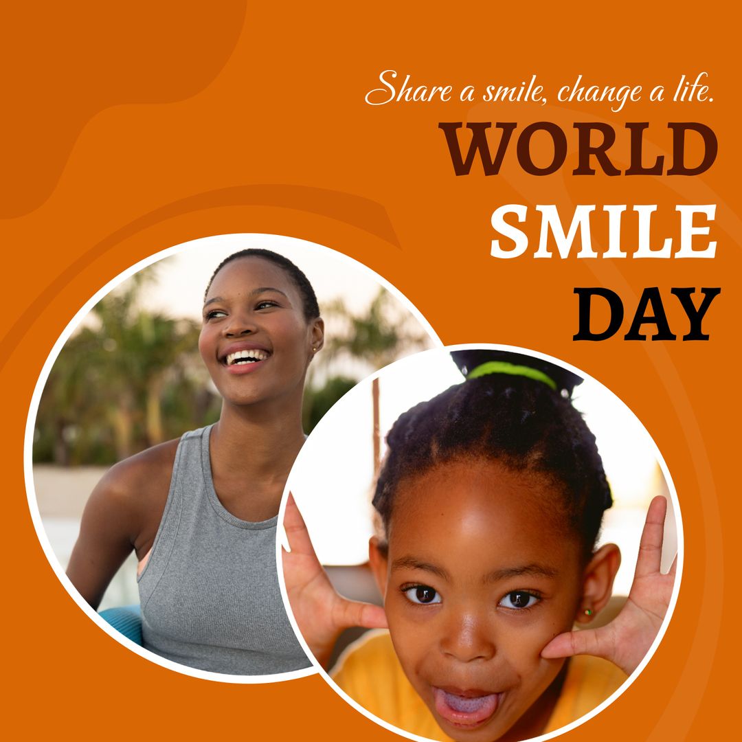 Diverse Individuals Celebrating World Smile Day