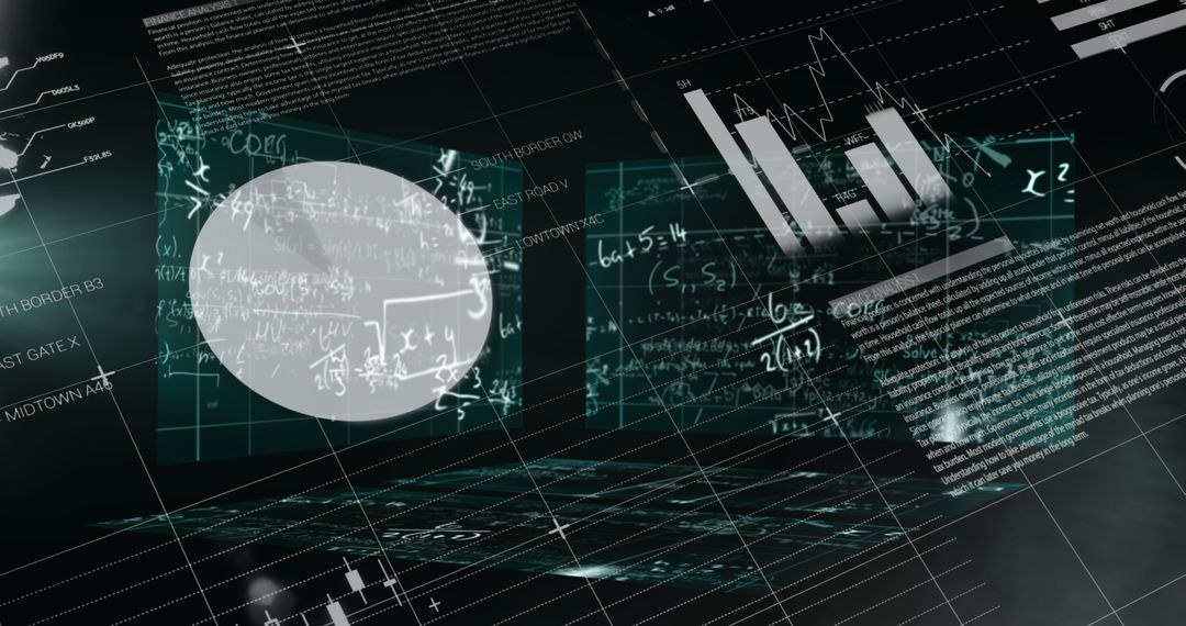 Dynamic statistical data projection and mathematical equations