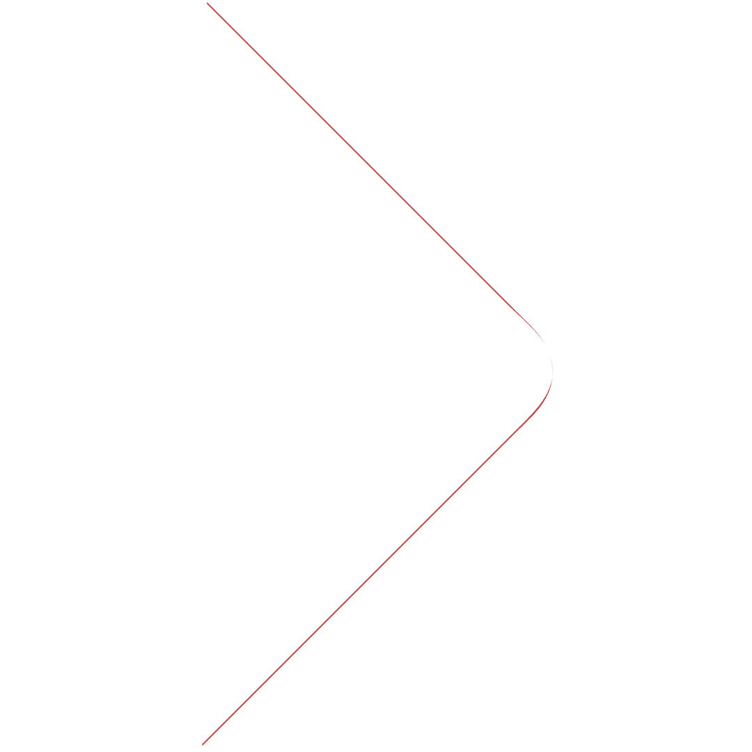 Bent Red Right Angle Flat Style Transparent Background