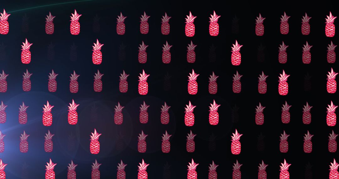 Colorful Pattern of Festive Pink Christmas Trees