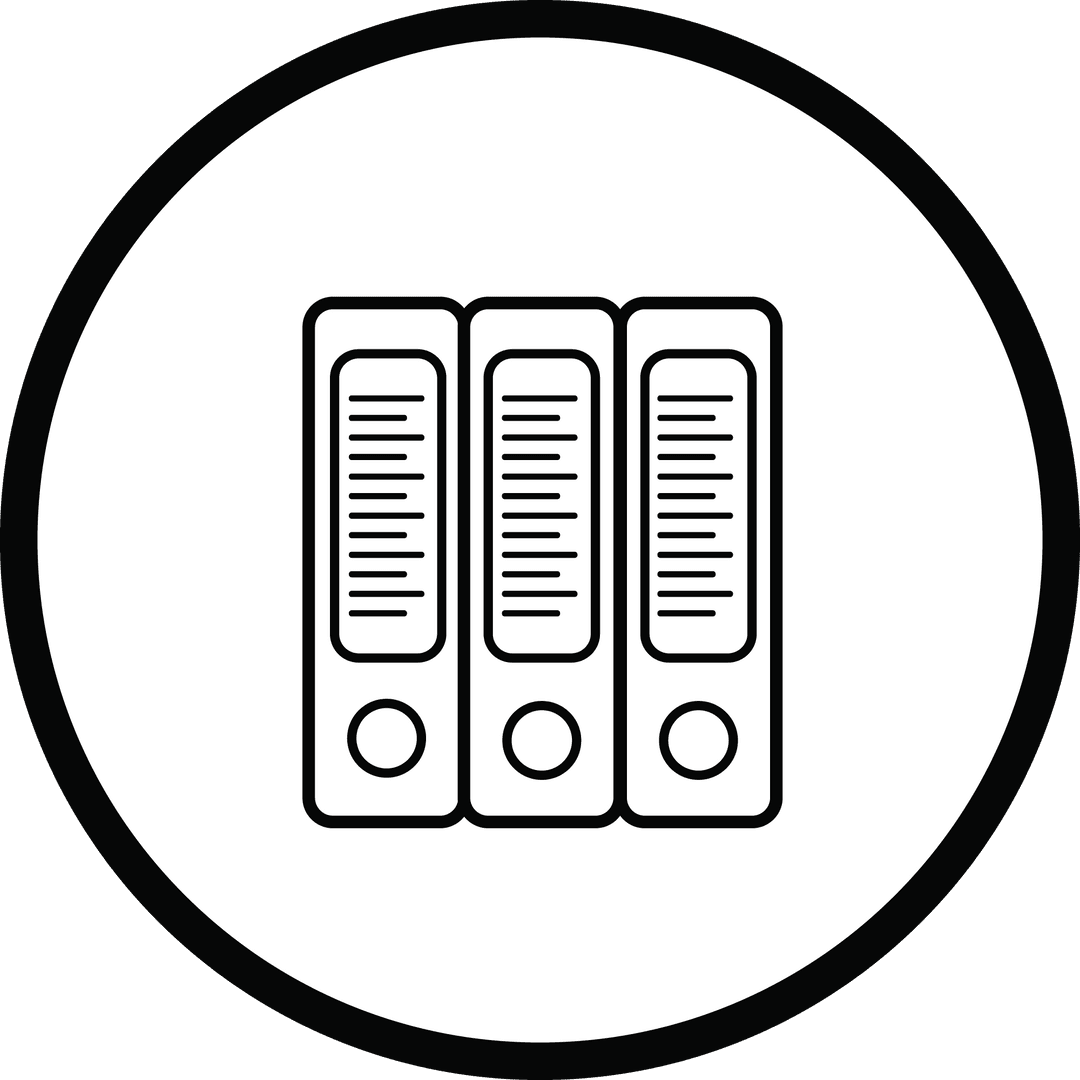 Transparent File Folder Icons in Circular Design Concept - Download Free Stock Images Pikwizard.com
