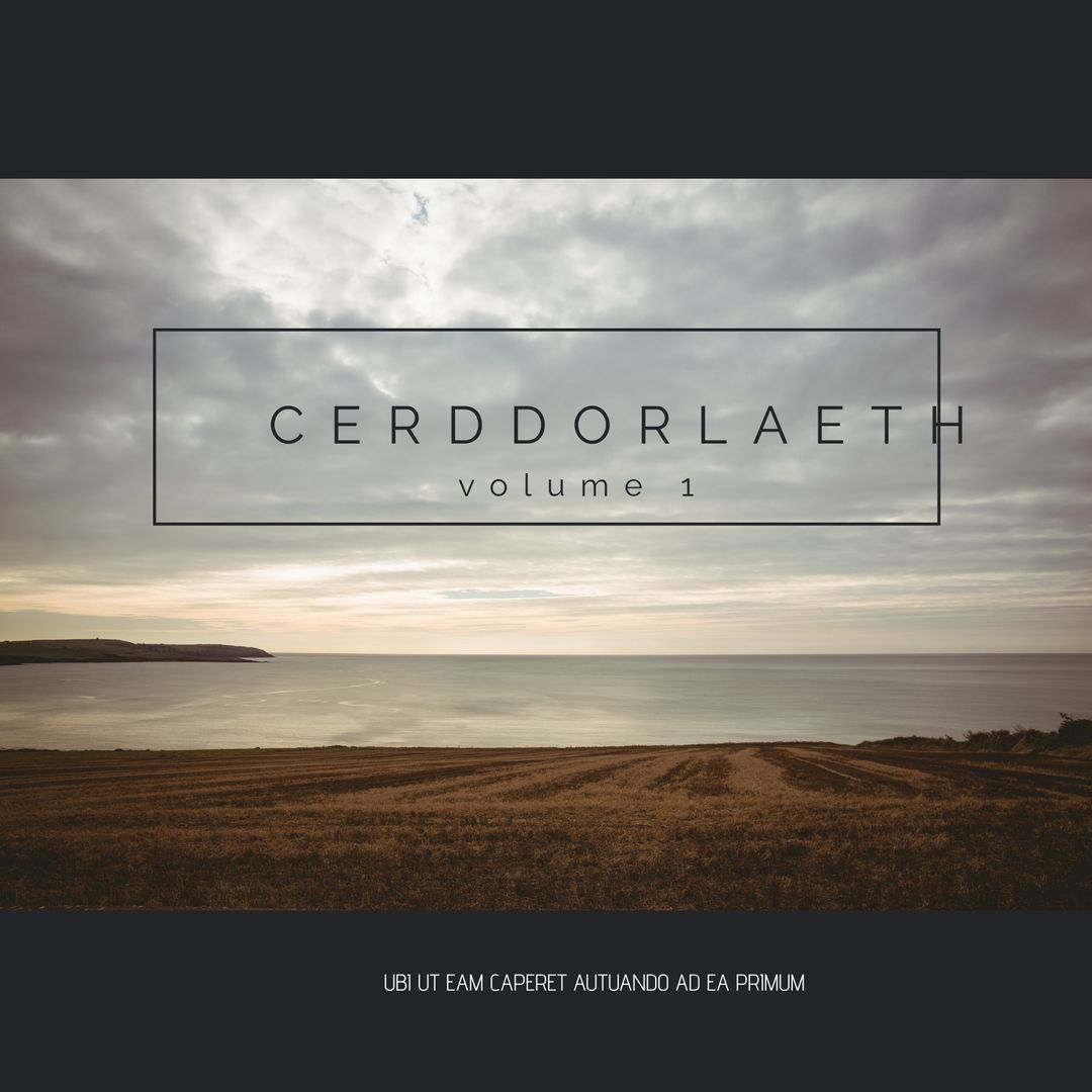 Tranquil Coastal Landscape at Dusk with Cloudy Skies