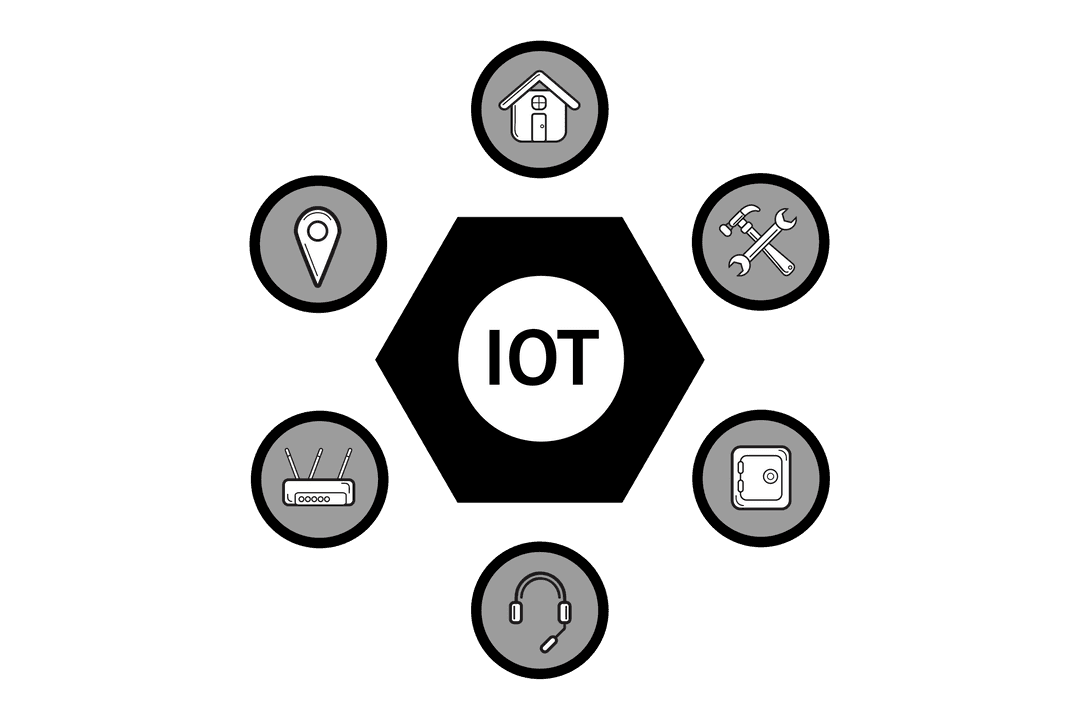 Transparent Digital IoT Icon Set with Circular Layout - Download Free Stock Images Pikwizard.com