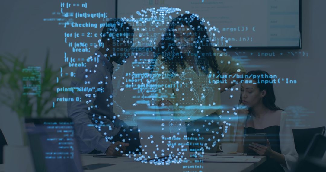 Multiracial Team Enhances Digital Project Collaboration