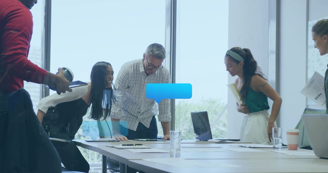 Team Collaboration Workshop in Modern Office Environment