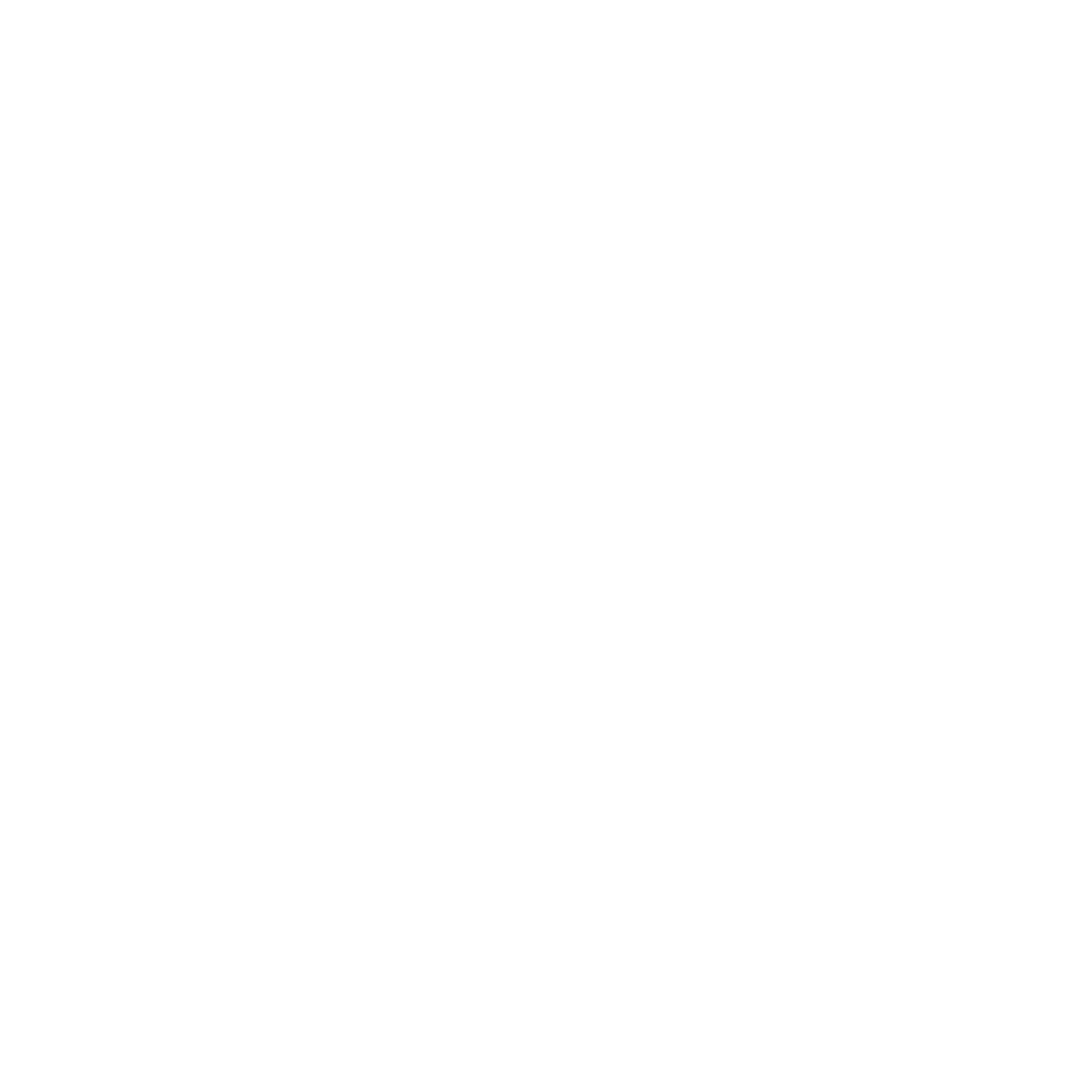 White Arrow Curving on Transparent Background