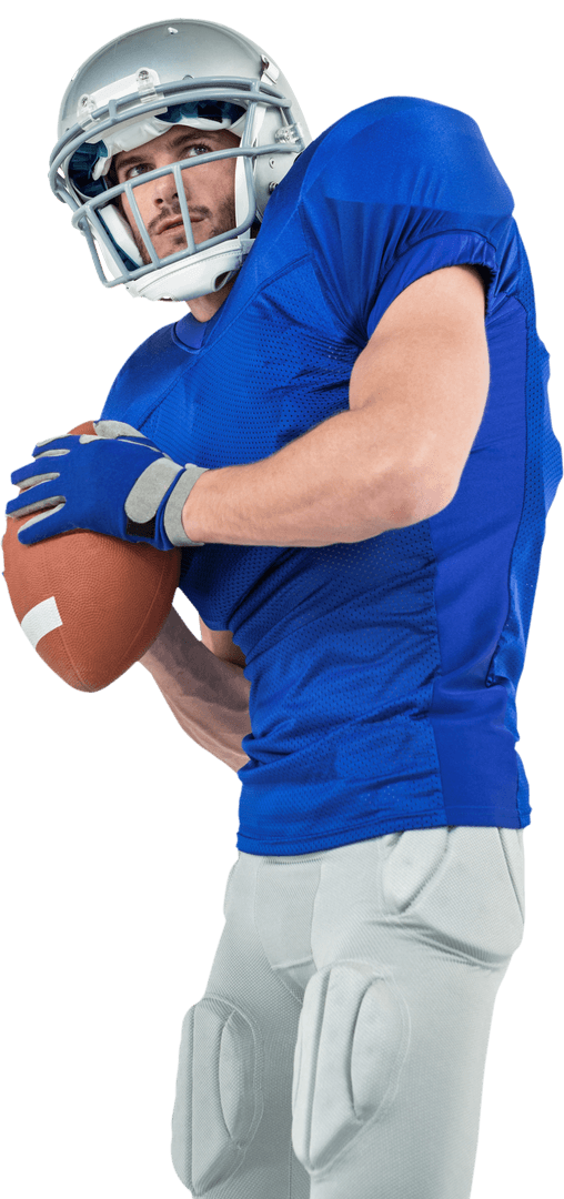 Transparent Football Player Throwing Pass in Action Pose - Download Free Stock Images Pikwizard.com