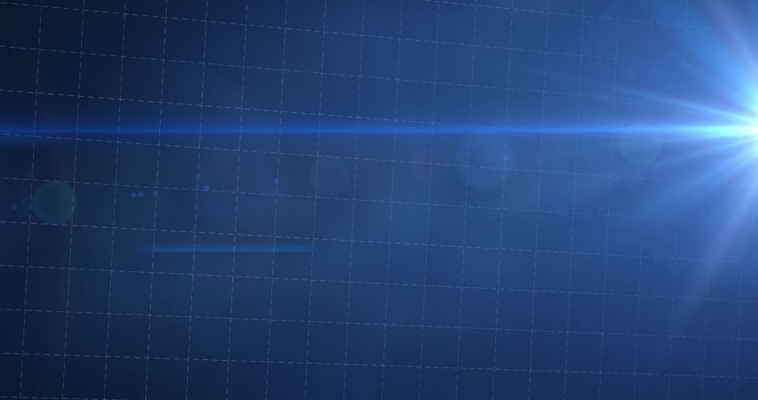 Abstract digital data processing background with lens flare