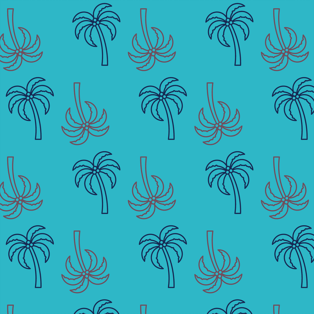 Transparent Background with Repeated Red and Black Palm Tree Patterns - Download Free Stock Images Pikwizard.com