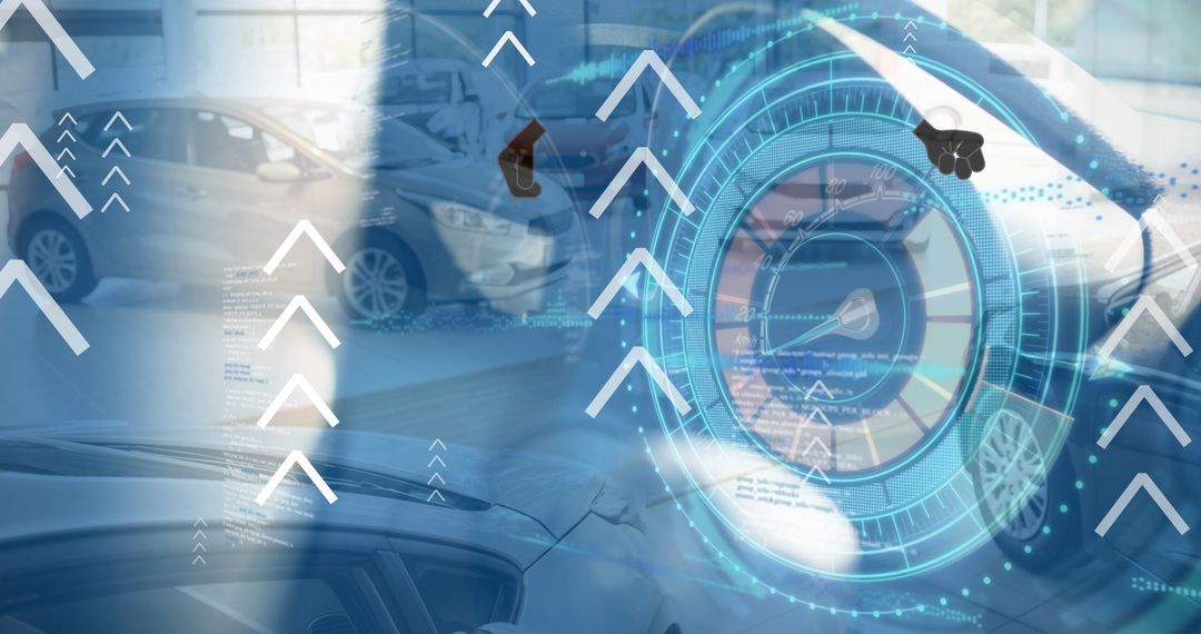 Advanced Automotive Technology with digital Speedometer