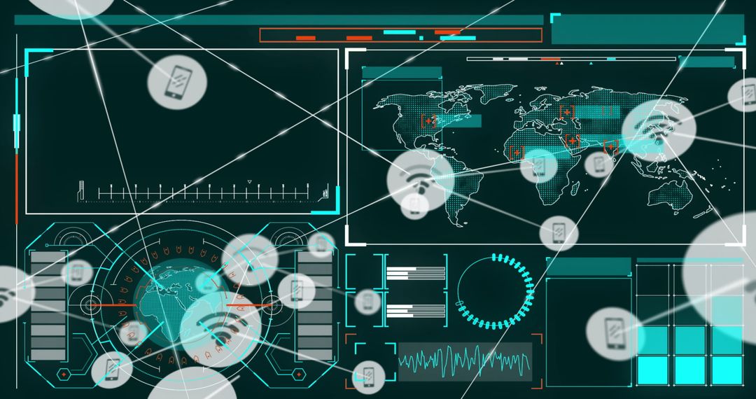 Global Data Connectivity and Information Exchange Concept