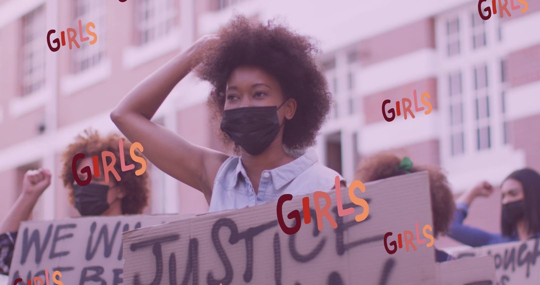 Young Girls Protesting for Justice - Free Images, Stock Photos and Pictures on Pikwizard.com