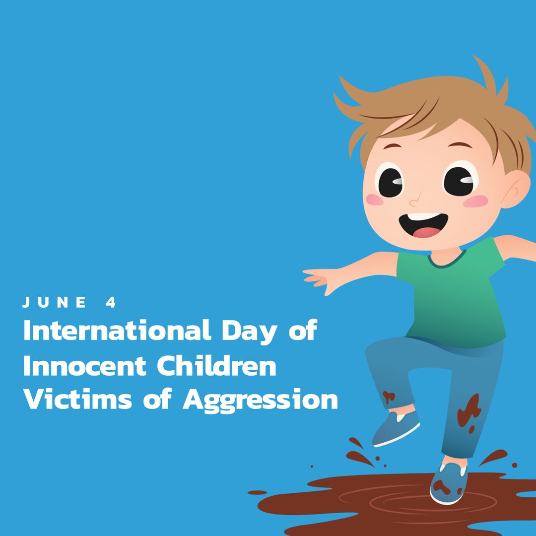 International Day of Innocent Children Victims of Aggression Awareness Design