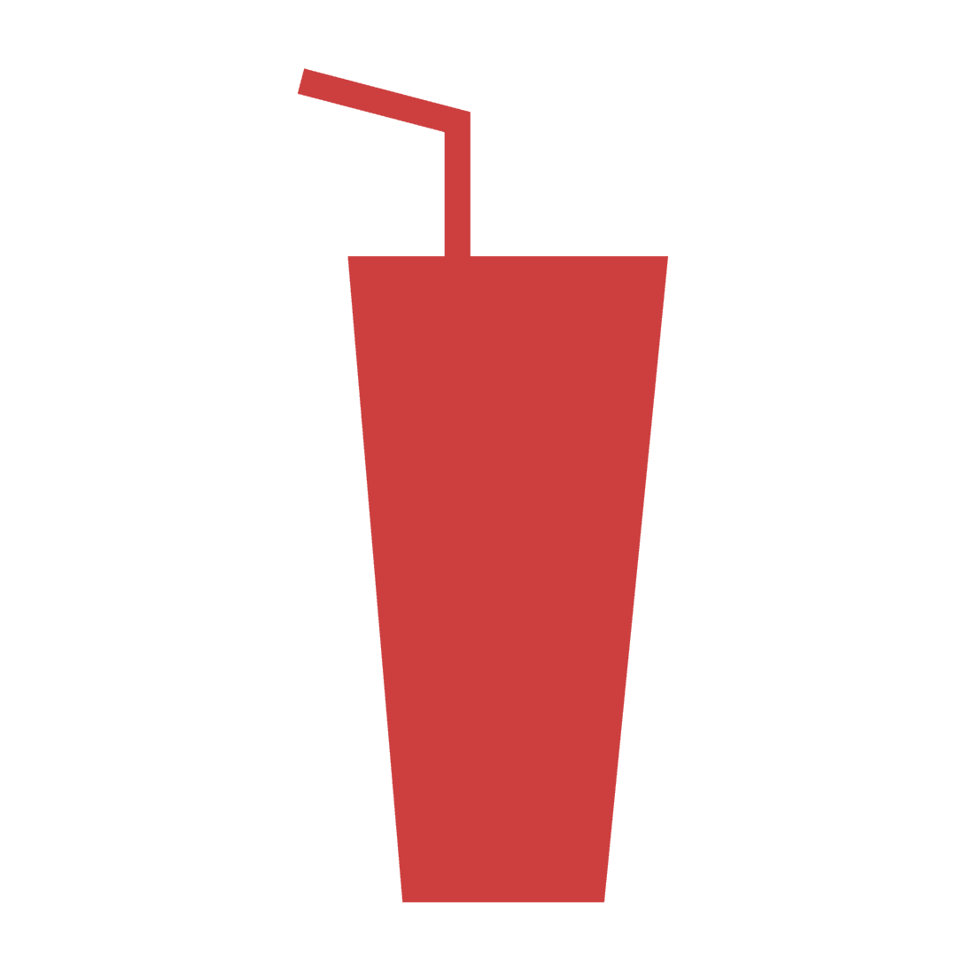 Red Drink Vector Illustration on Transparent Background