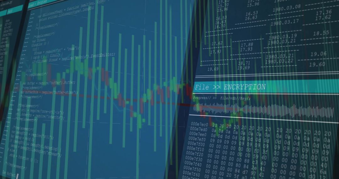 Encryption and Data Visualization in High-Tech Setup