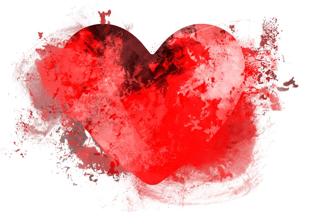 Transparent Exploding Red Heart with Colorful Splash - Download Free Stock Images Pikwizard.com