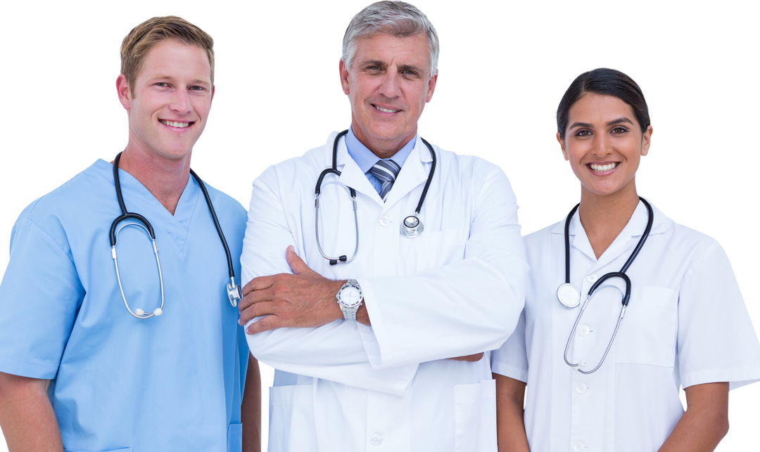 Group of Multiracial Doctors Isolated Over Transparent Background - Download Free Stock Images Pikwizard.com