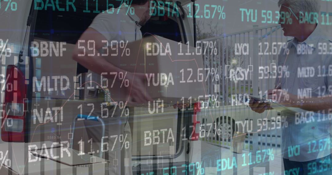 Dynamic Financial Data with Logistics and Supply Chain Visualization