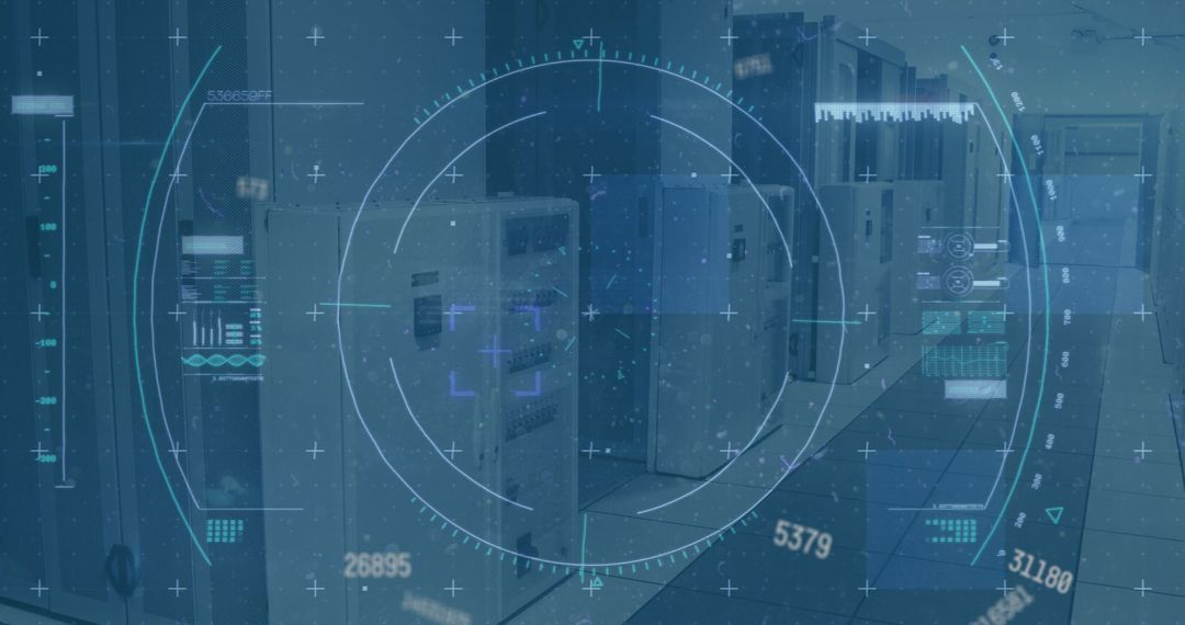 Futuristic Scanning Technology in Modern Office Environment