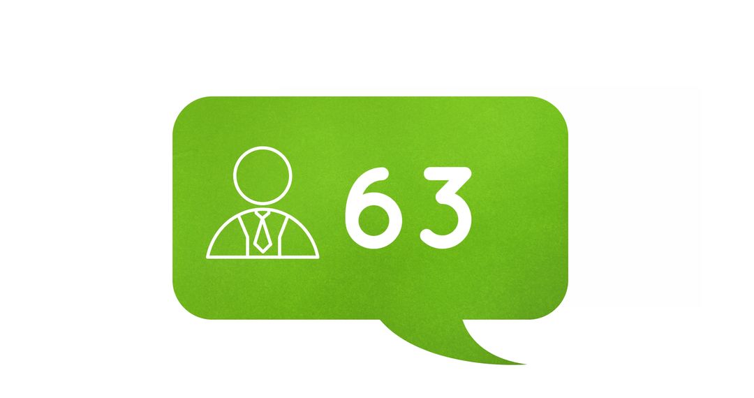 Discussion Bubble with User Count Symbolizing Engagement