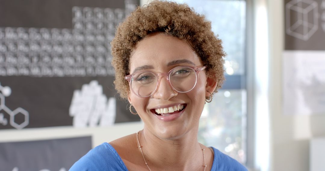Confident High School Student Smiling with Optimism