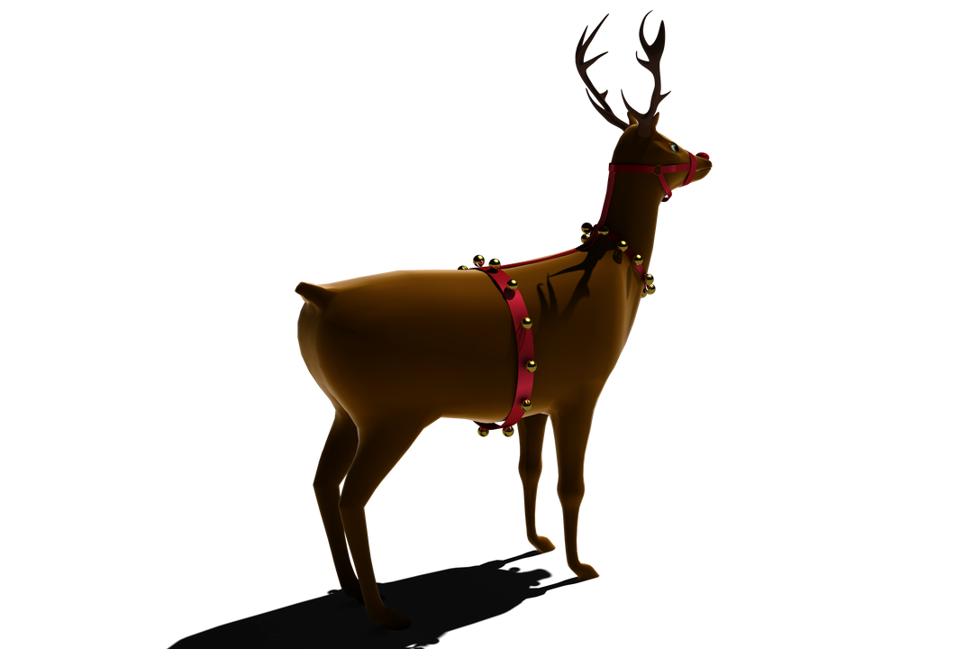 Transparent Sleigh Reindeer with Jingle Bells Chile - Download Free Stock Images Pikwizard.com