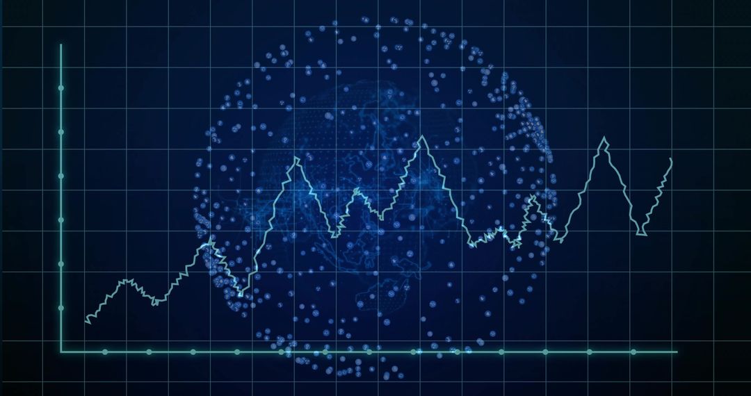 Innovative Data Visualization Concept on Digital Analytics Dashboard